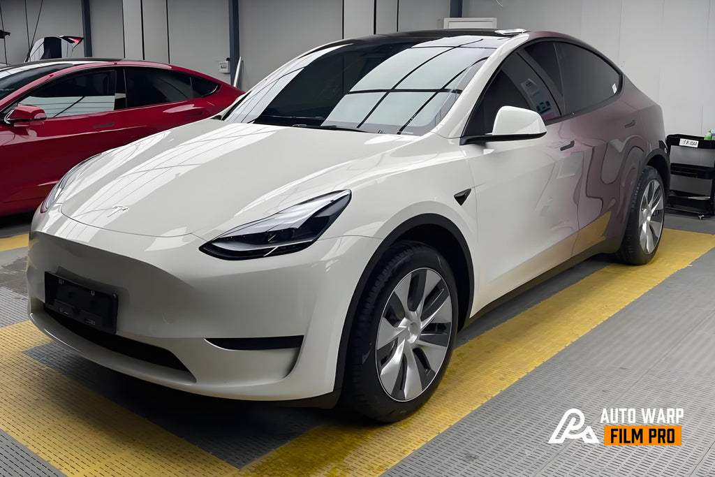 Car Wrap in voller Größe mit Karamell-Farbverlauf