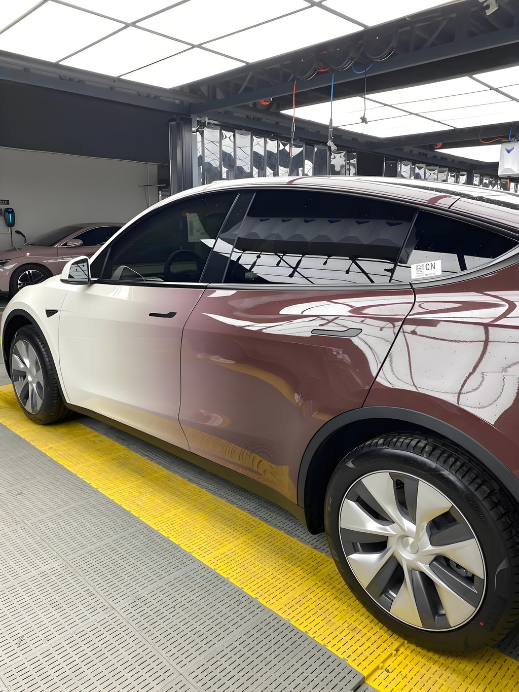 Car Wrap in voller Größe mit Karamell-Farbverlauf