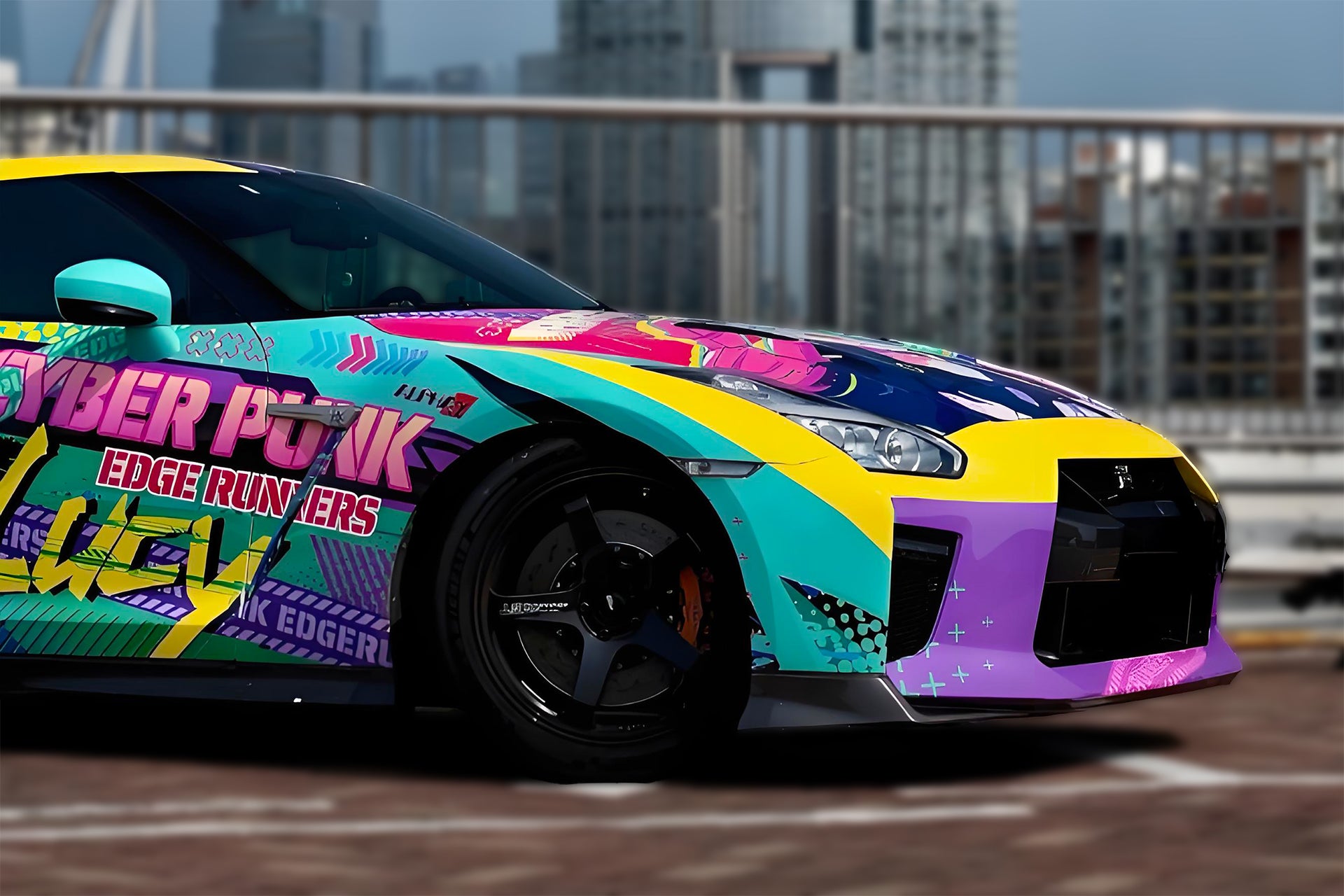 Cyberpunk Edgerunner Autofolierung [AW-37]