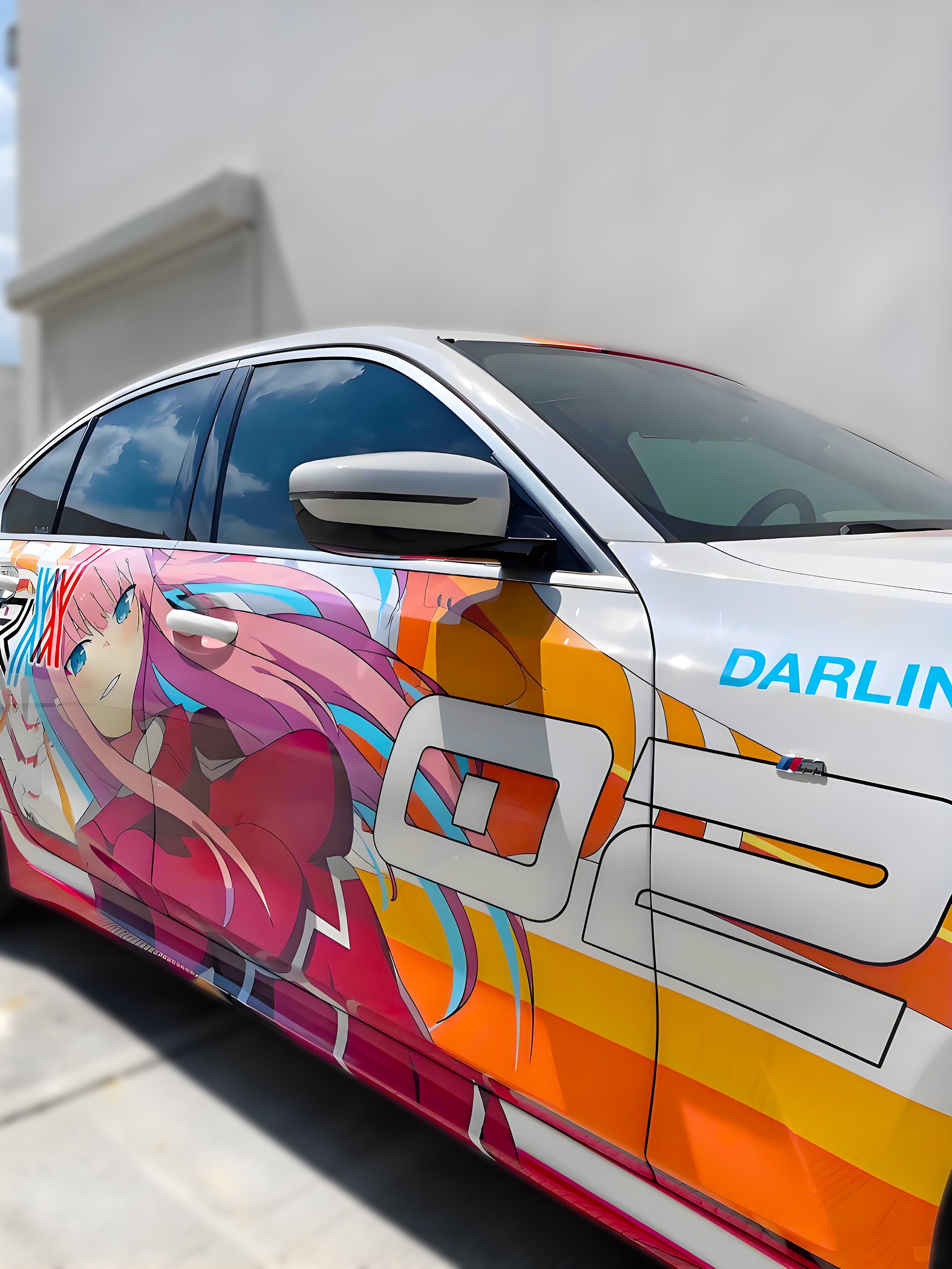 DARLING in the FRANXX C Zero Two Car Wrap [AW-11]