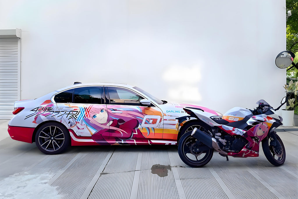 DARLING in the FRANXX C Zero Two Car Wrap [AW-11]