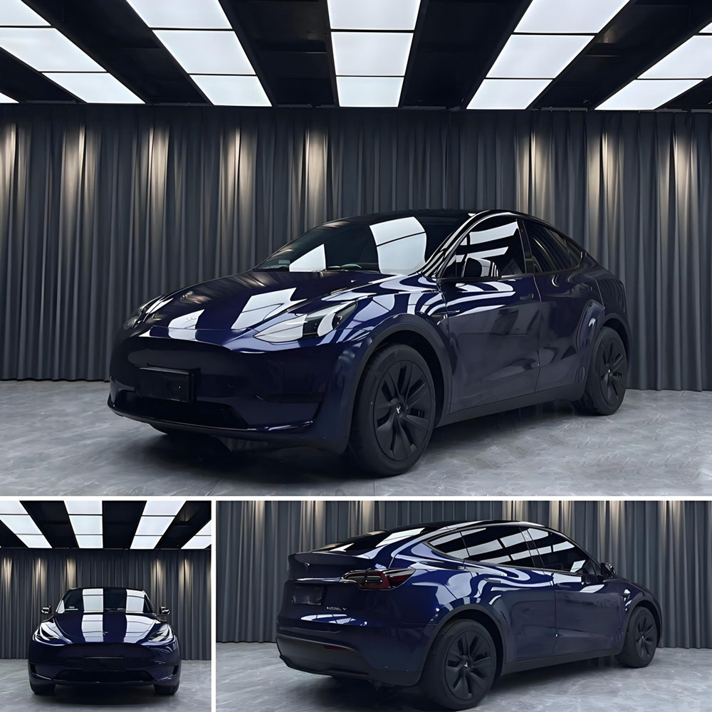 Car Blue Wraps Series