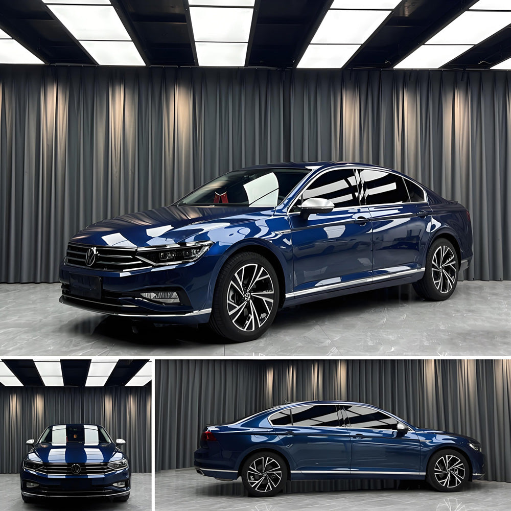 Car Blue Wraps Series