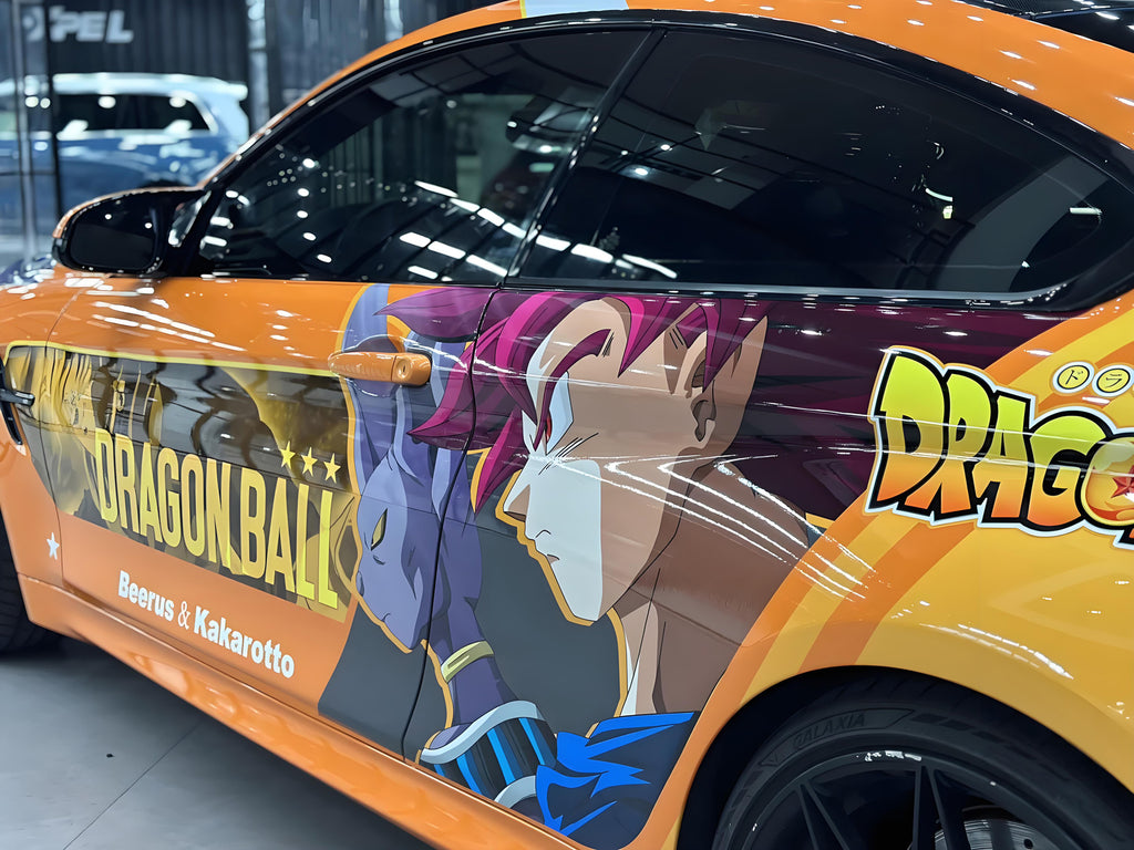 Dragon Ball Goku Autofolierung