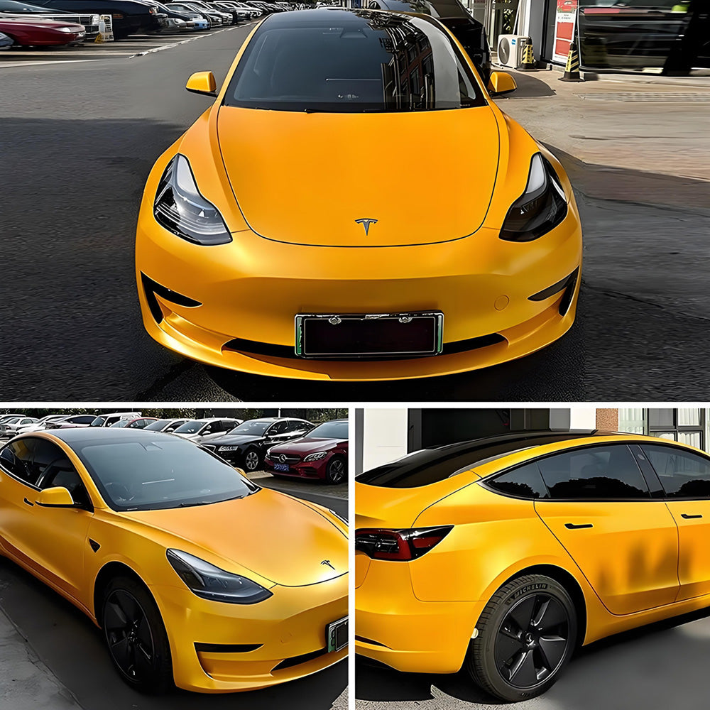 Car Yellow Wraps Series