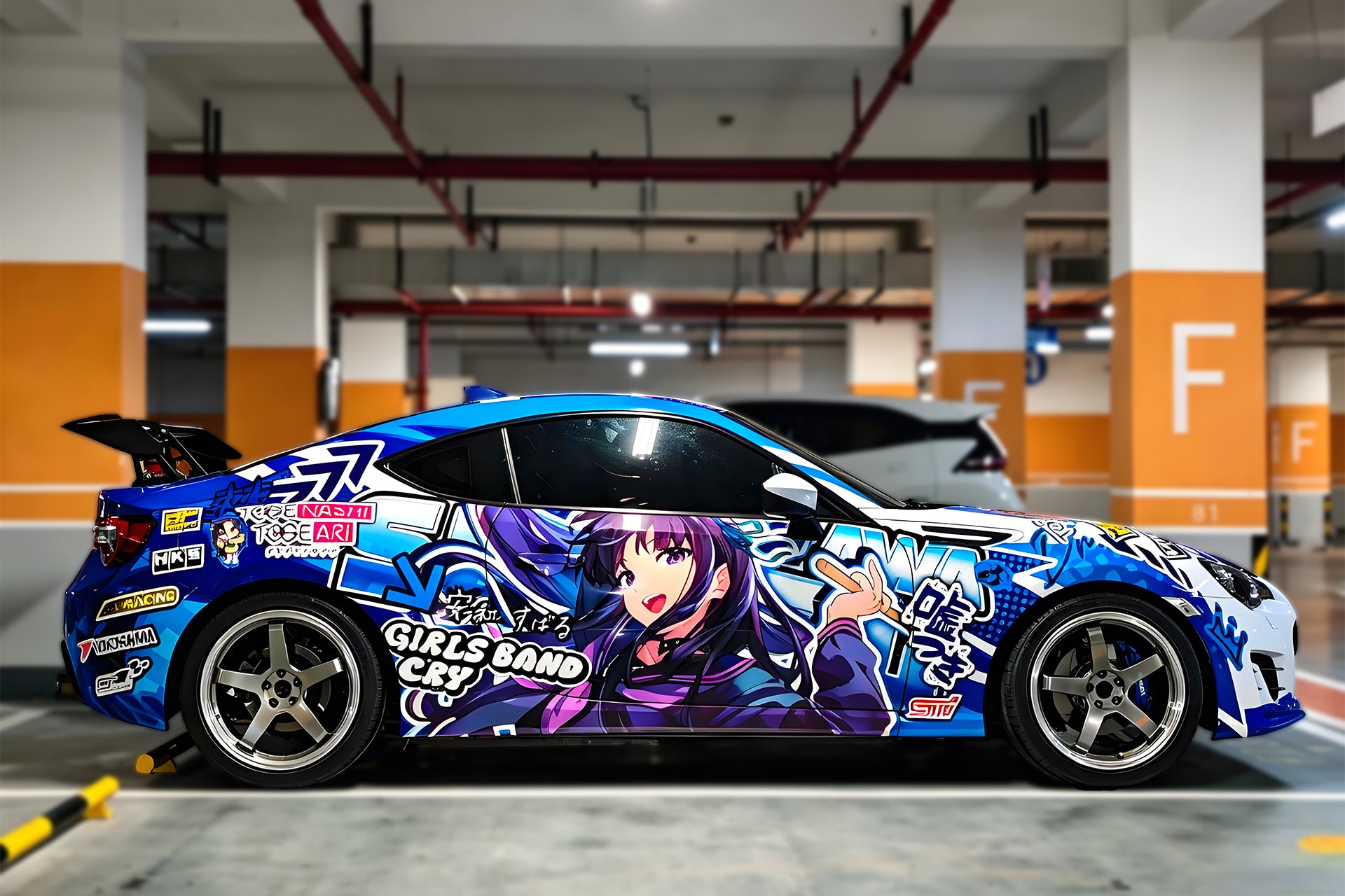 Girls Band Cry C Car Wrap [AW-180]
