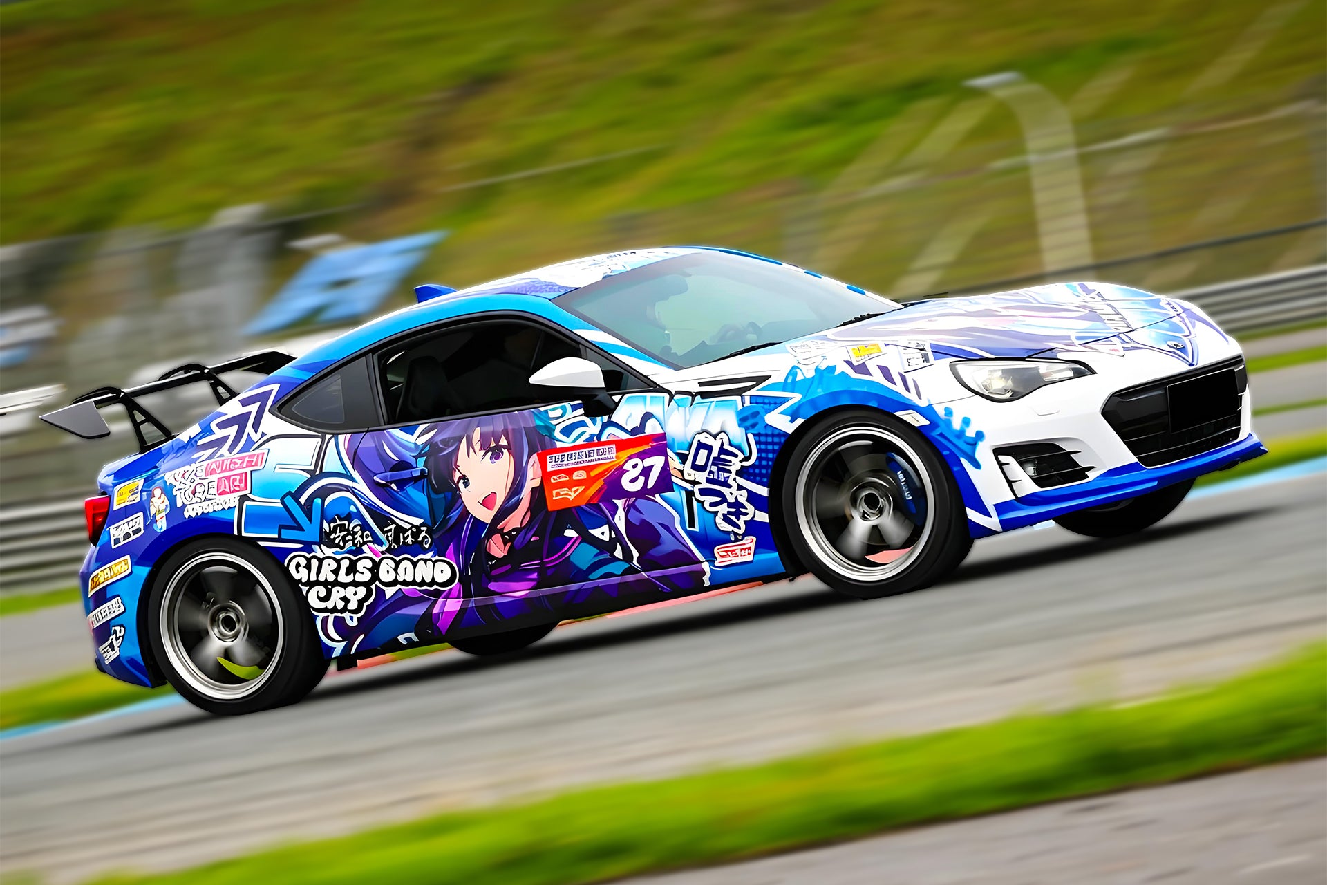 Girls Band Cry C Car Wrap [AW-180]