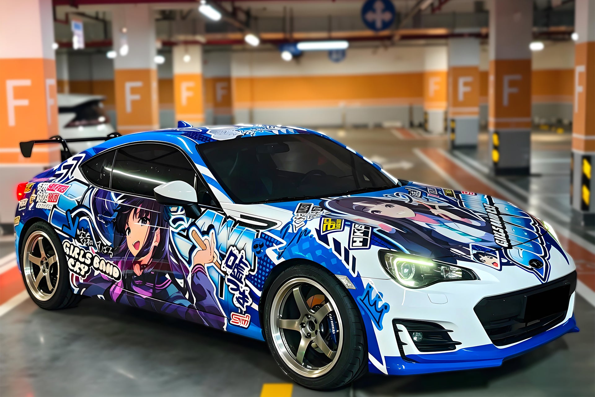 Girls Band Cry C Car Wrap [AW-180]