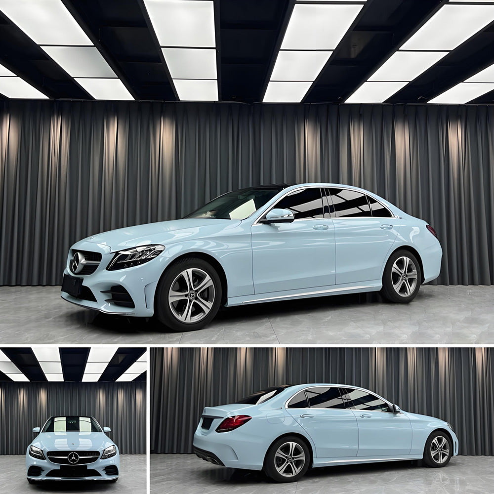 Car Blue Wraps Series