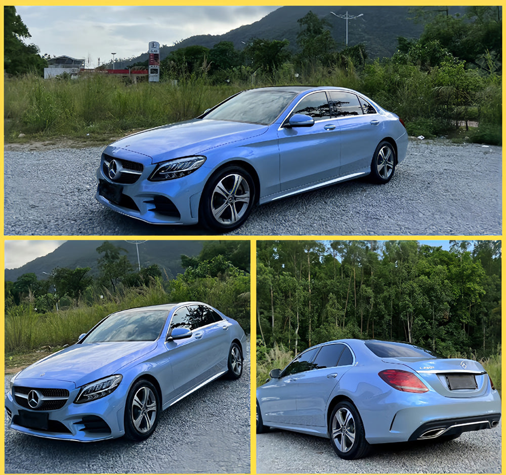 Car Blue Wraps Series