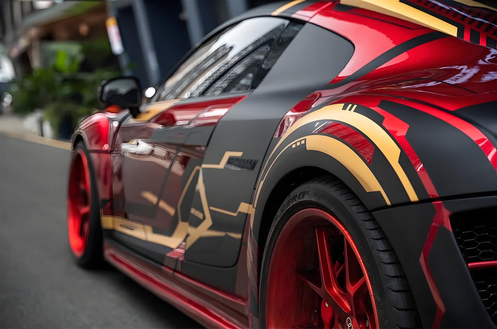 Iron Man Autofolierung in voller Größe