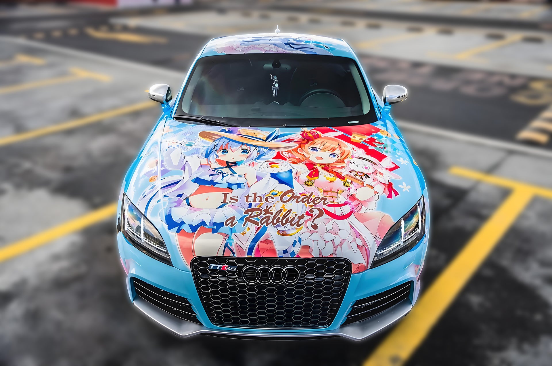 Is the order a Rabbit B Car Wrap [AW-79]
