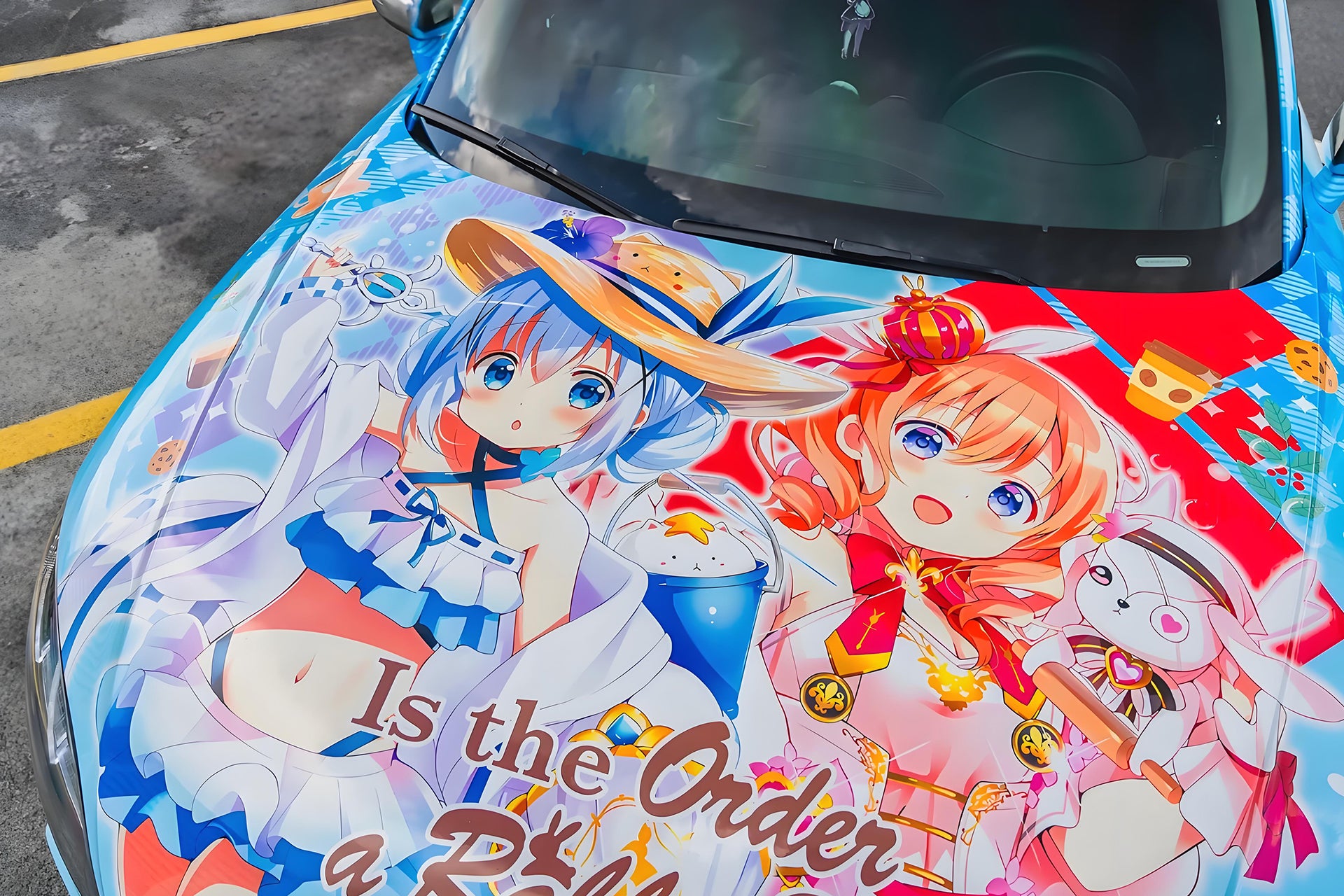 Is the order a Rabbit B Car Wrap [AW-79]
