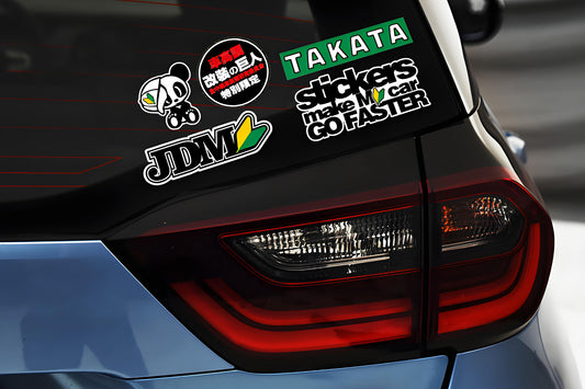 JDM Style Triangle Window Sticker