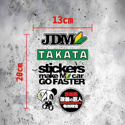 JDM Style Triangle Window Sticker