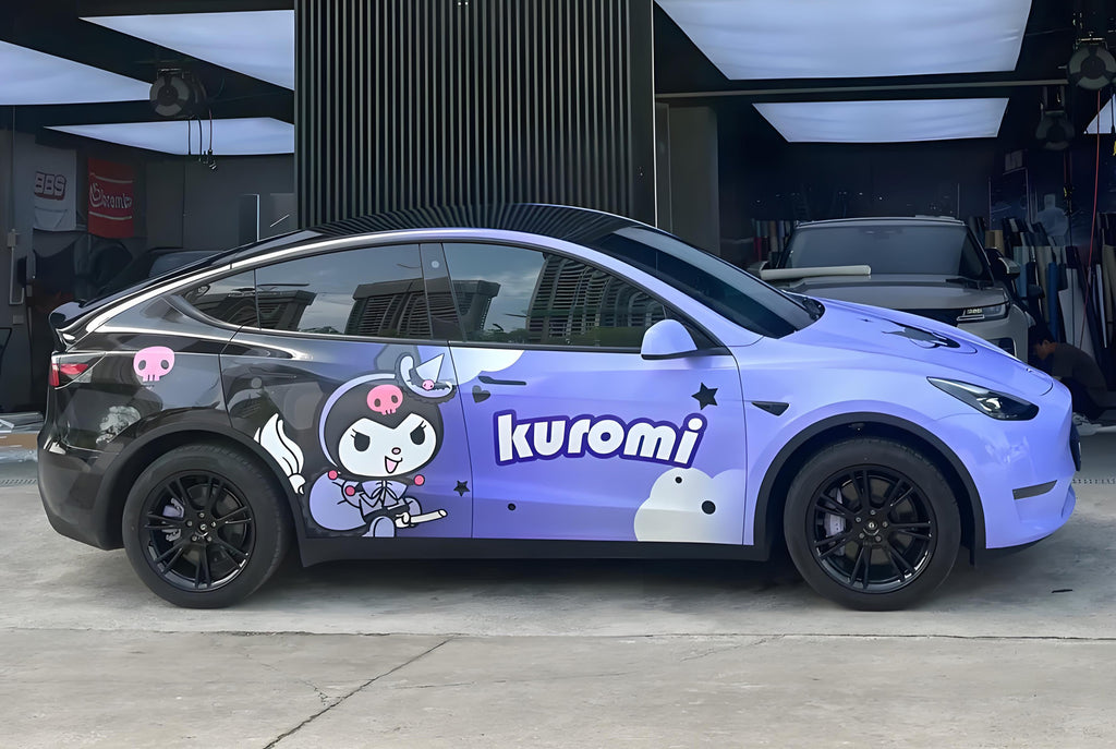 Kuromi Gradient Full Size Car Wrap [UW-42]