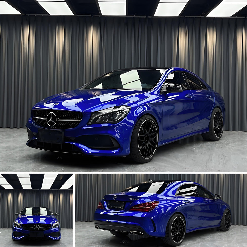 Car Blue Wraps Series