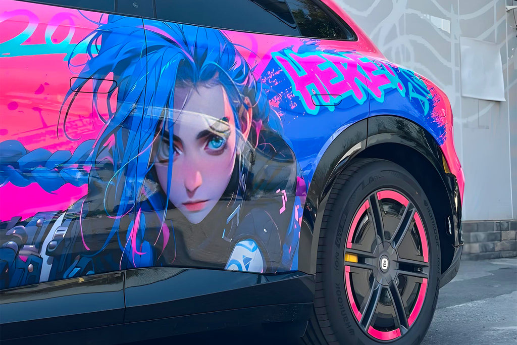 League of Legends Jinx C Car Wrap [AW-104]