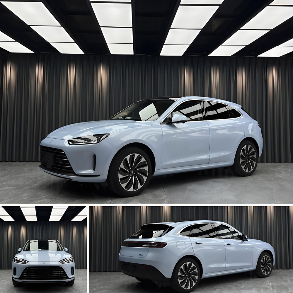 Car Blue Wraps Series