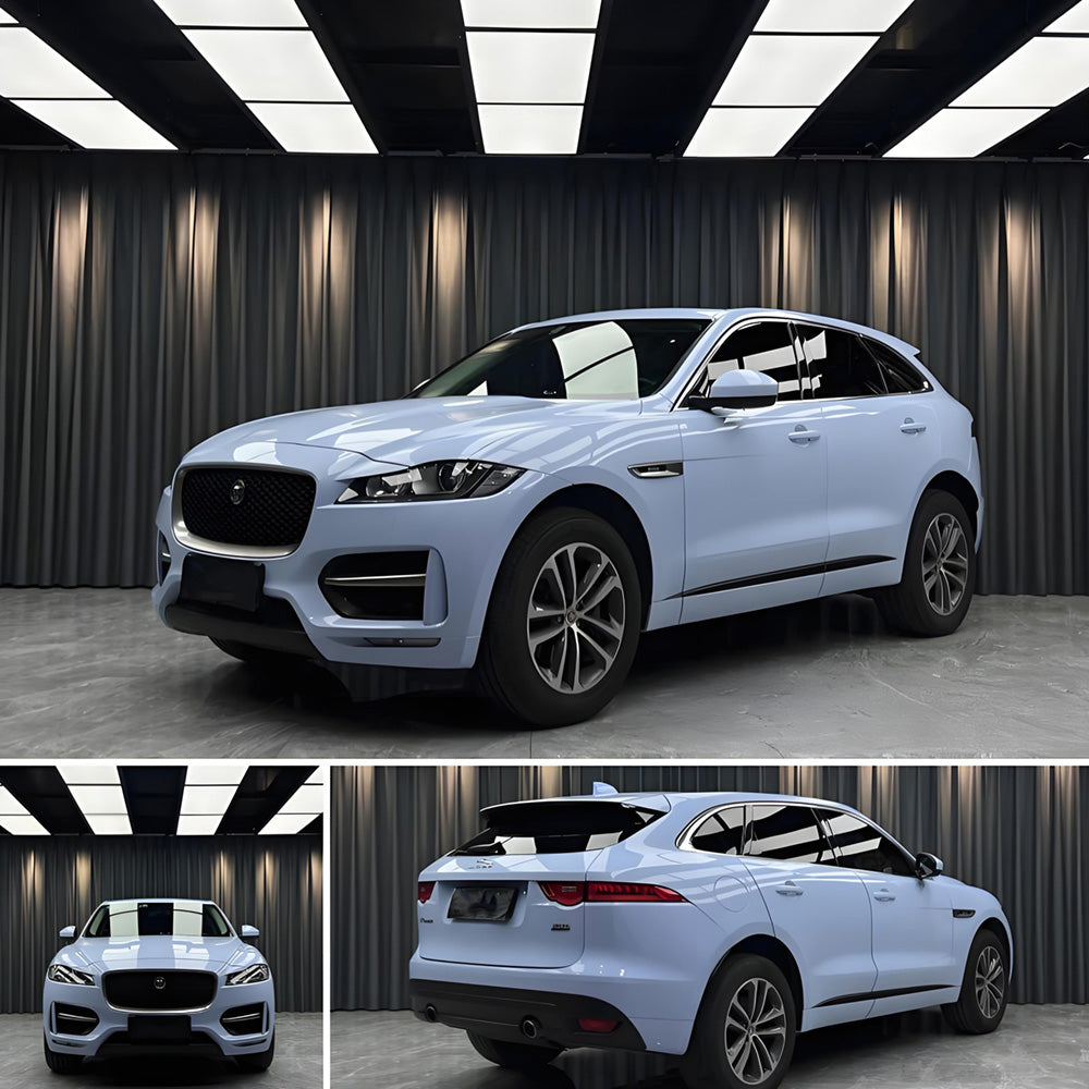 Car Blue Wraps Series