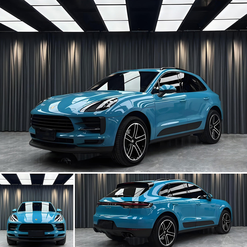 Car Blue Wraps Series