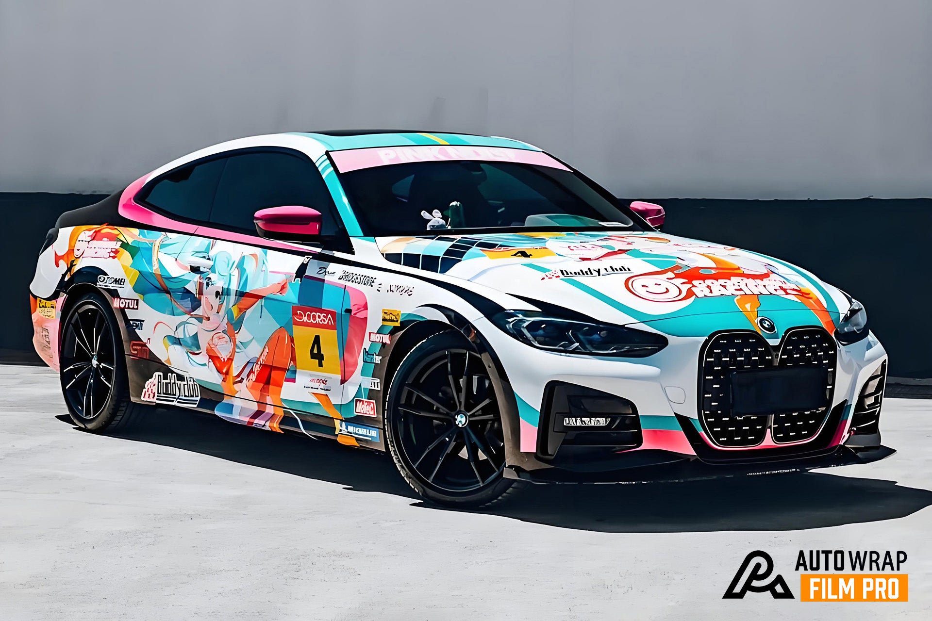Miku B Autofolierung