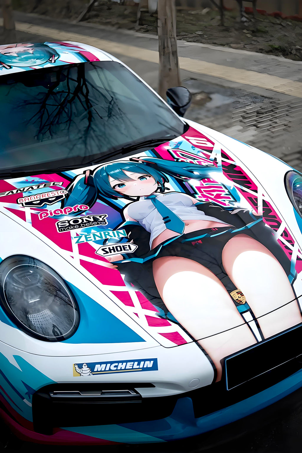 Miku G Full Size Car Wrap [AW-17]