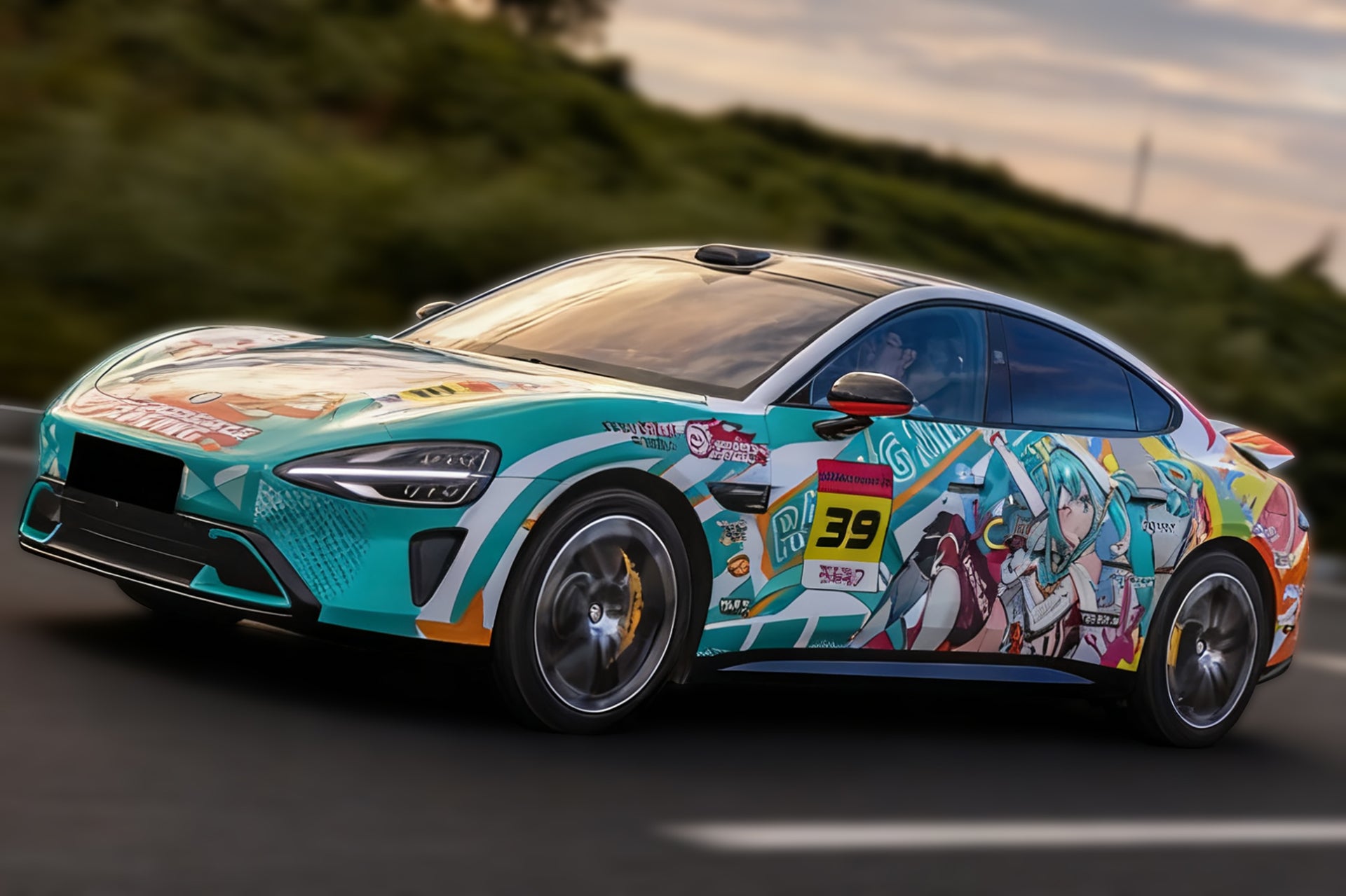 Miku J Car Wrap [AW-45]