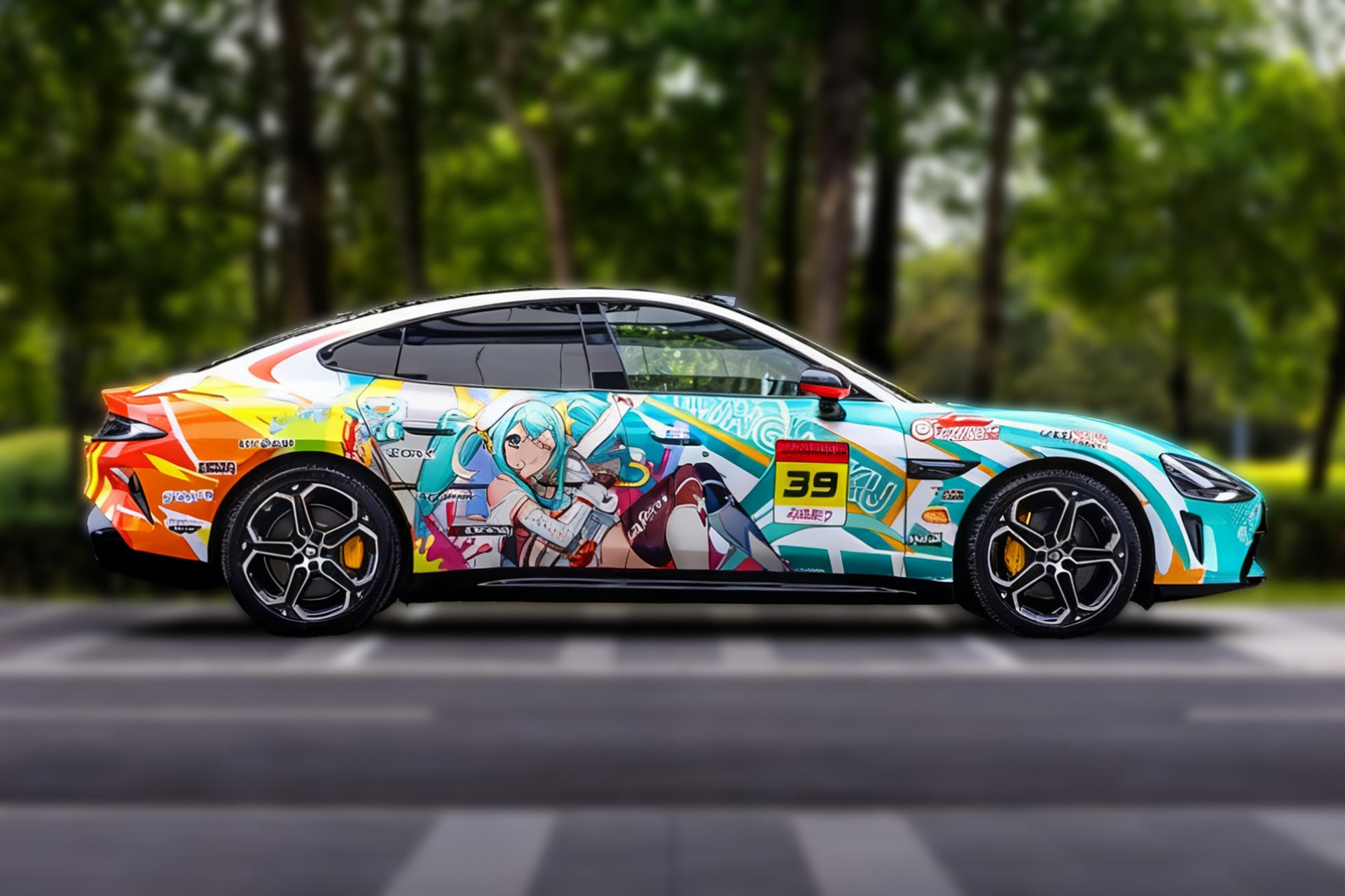 Miku J Car Wrap [AW-45]