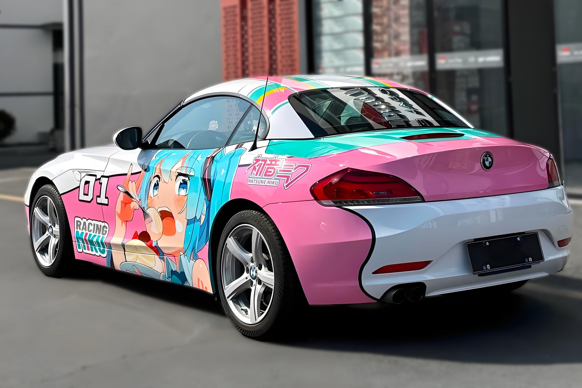 Miku P Car Wrap [AW-96]