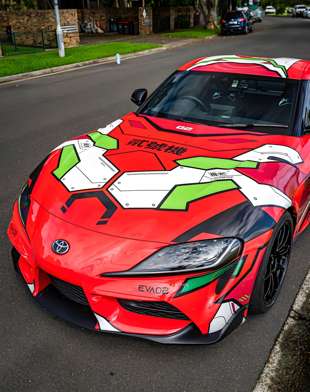 Neon Genesis Evangelion Asuka Langley Autofolierung