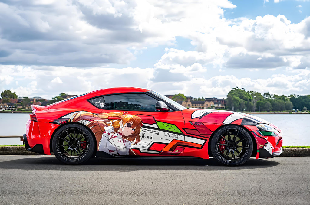 Neon Genesis Evangelion Asuka Langley Autofolierung