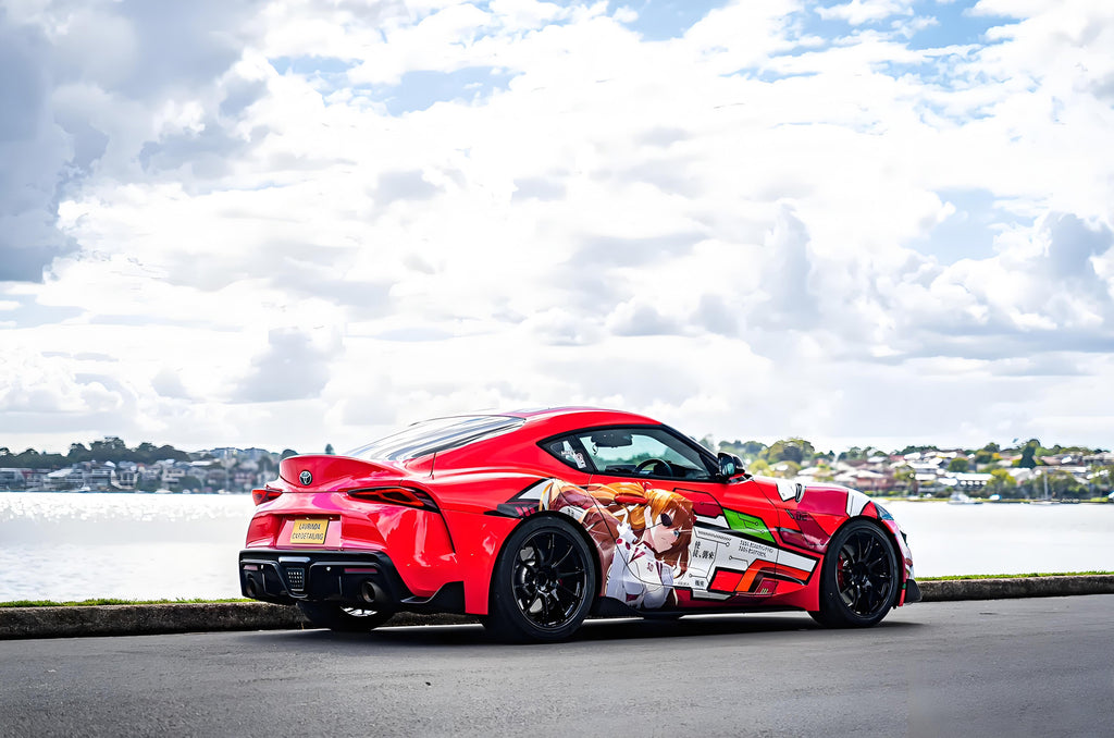 Neon Genesis Evangelion Asuka Langley Autofolierung