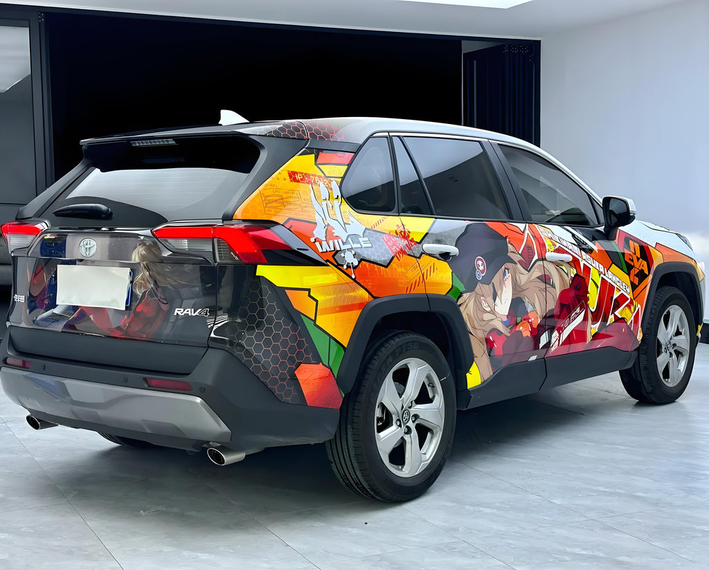 Neon Genesis Evangelion Asuka Langley Autofolierung B