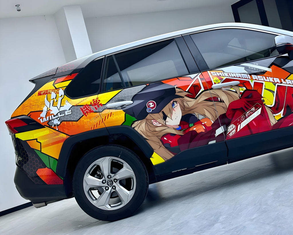 Neon Genesis Evangelion Asuka Langley Autofolierung B