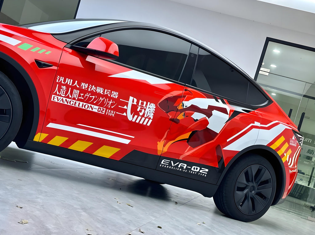 Neon Genesis Evangelion Asuka Langley Autofolierung C