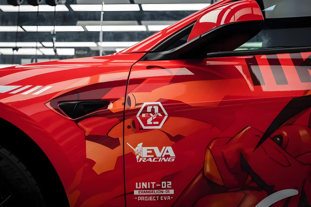 Neon Genesis Evangelion Asuka Langley Car Wrap E