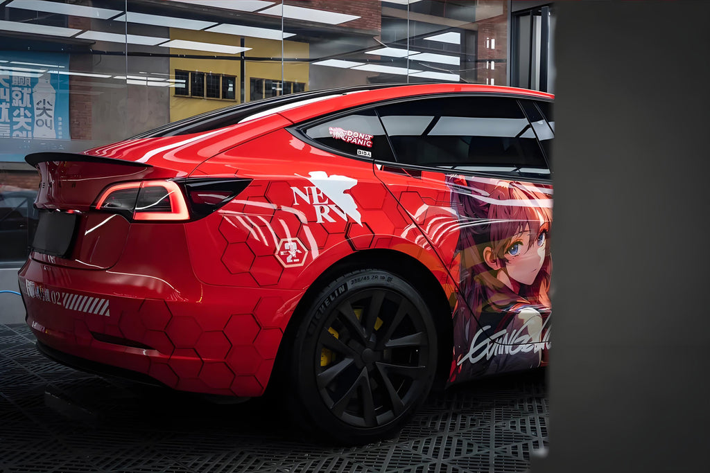Neon Genesis Evangelion Asuka Langley Car Wrap E