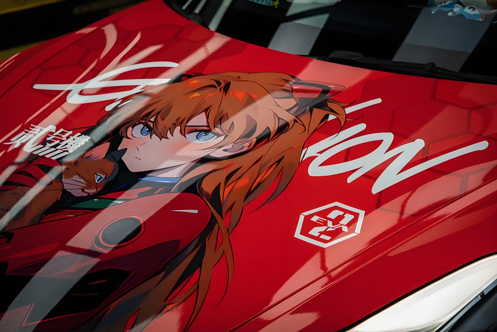 Neon Genesis Evangelion Asuka Langley Car Wrap E