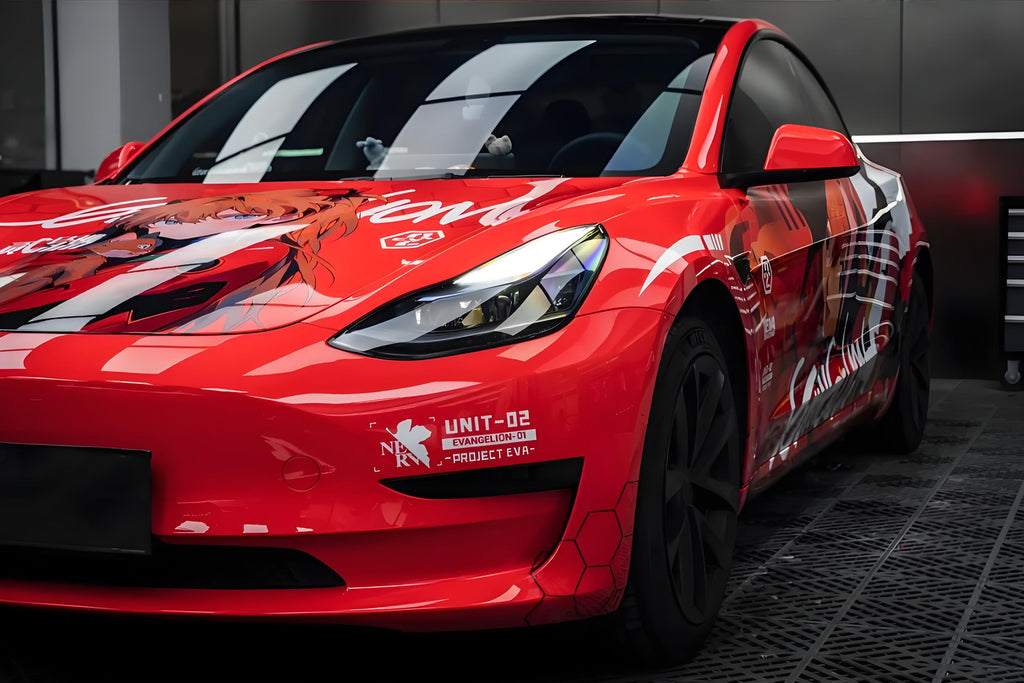 Neon Genesis Evangelion Asuka Langley Car Wrap E