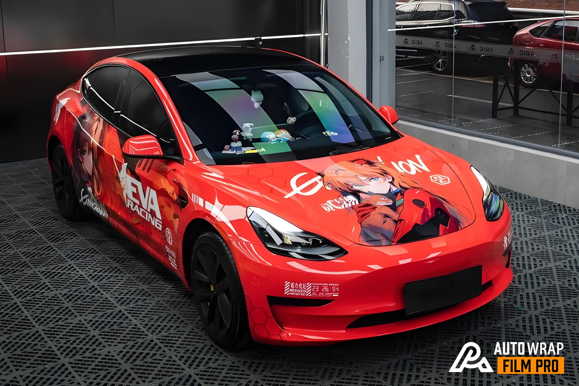 Neon Genesis Evangelion Asuka Langley Car Wrap E