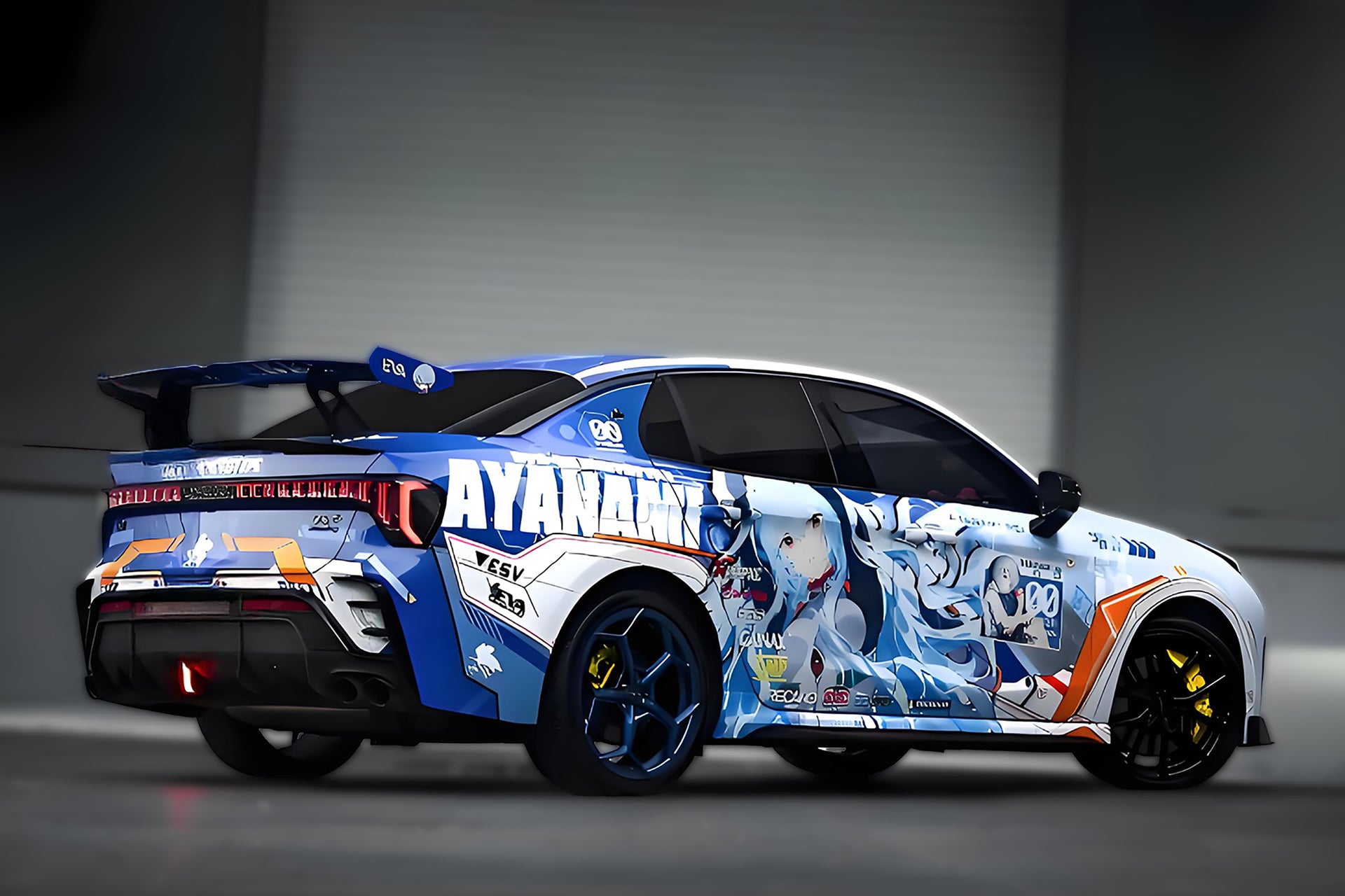 Neon Genesis Evangelion F Rei Ayanami Car Wrap [AW-02]