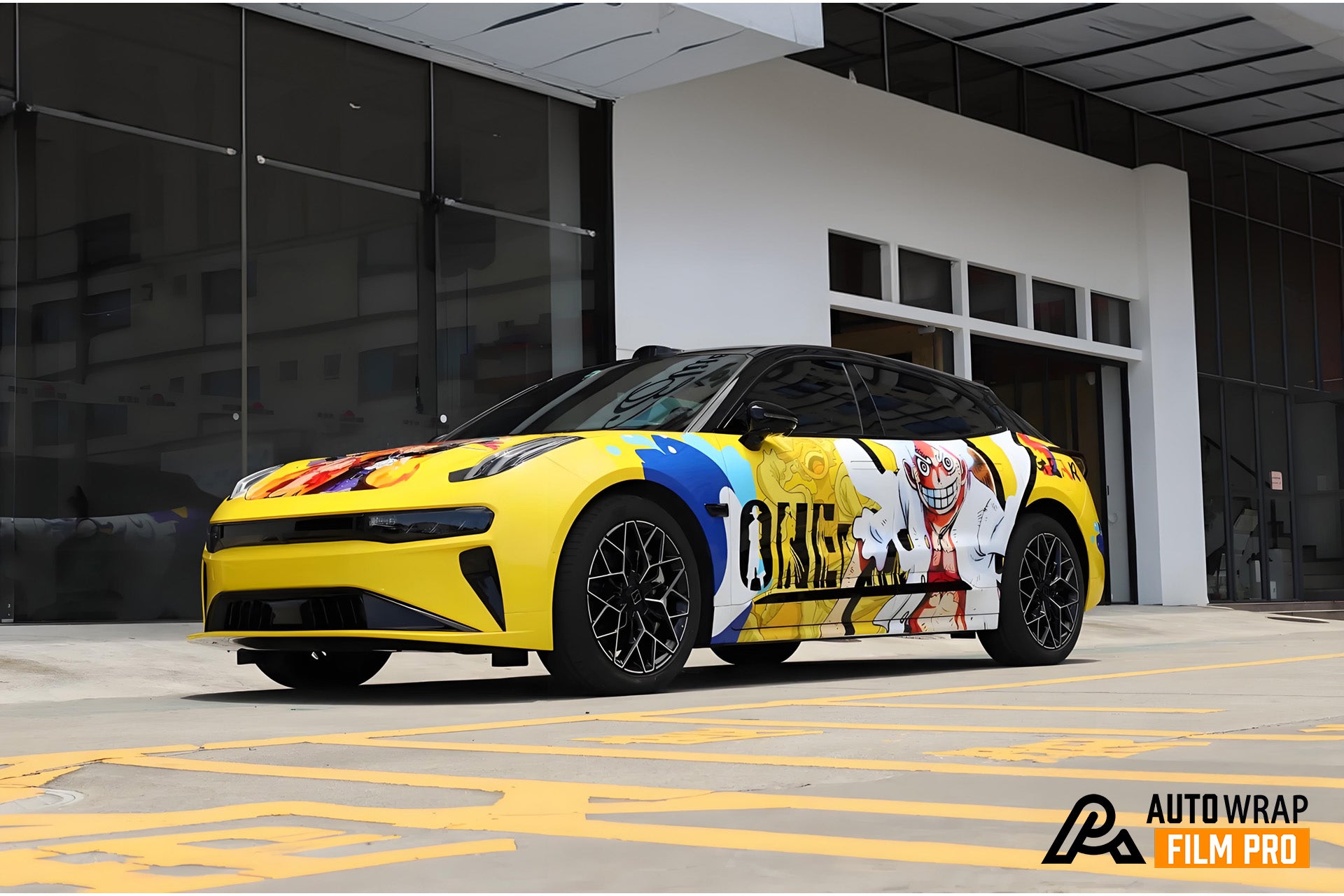 ONE PIECE Ruffy Autofolierung