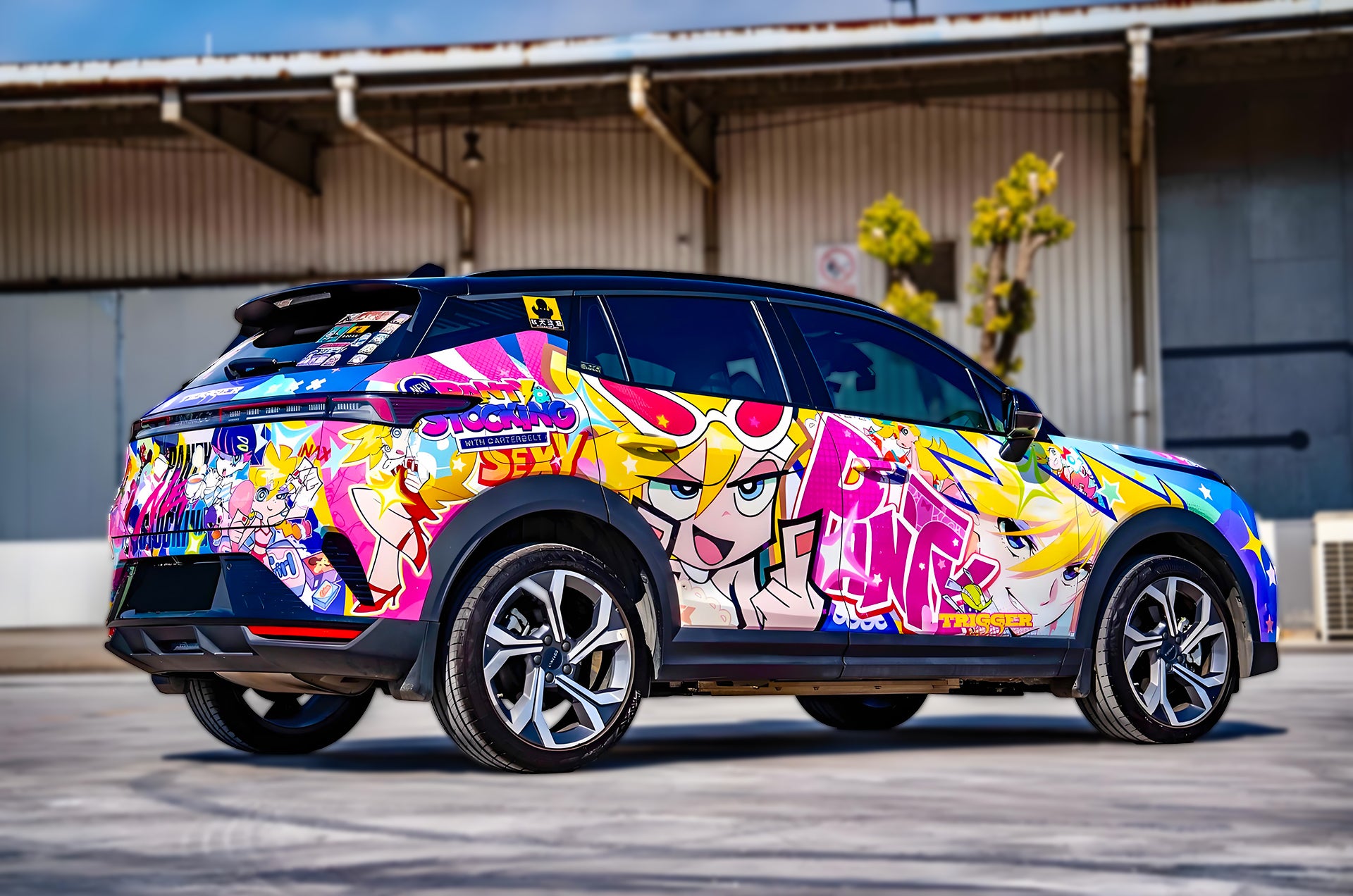 Panty & Stocking with Garterbelt Car Wrap [AW-93]