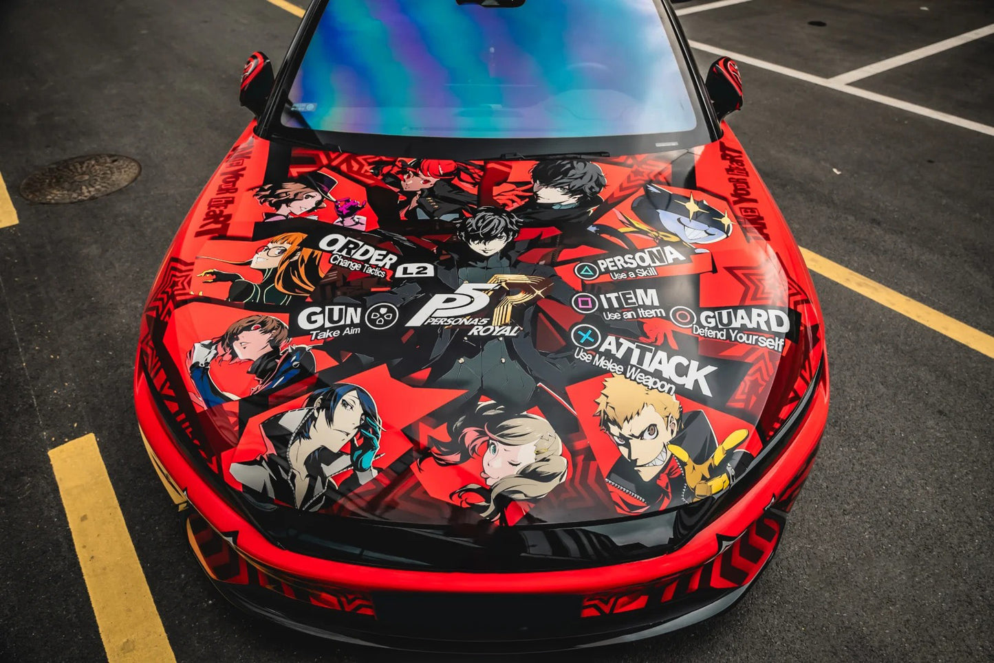 Persona 5 Car Wrap