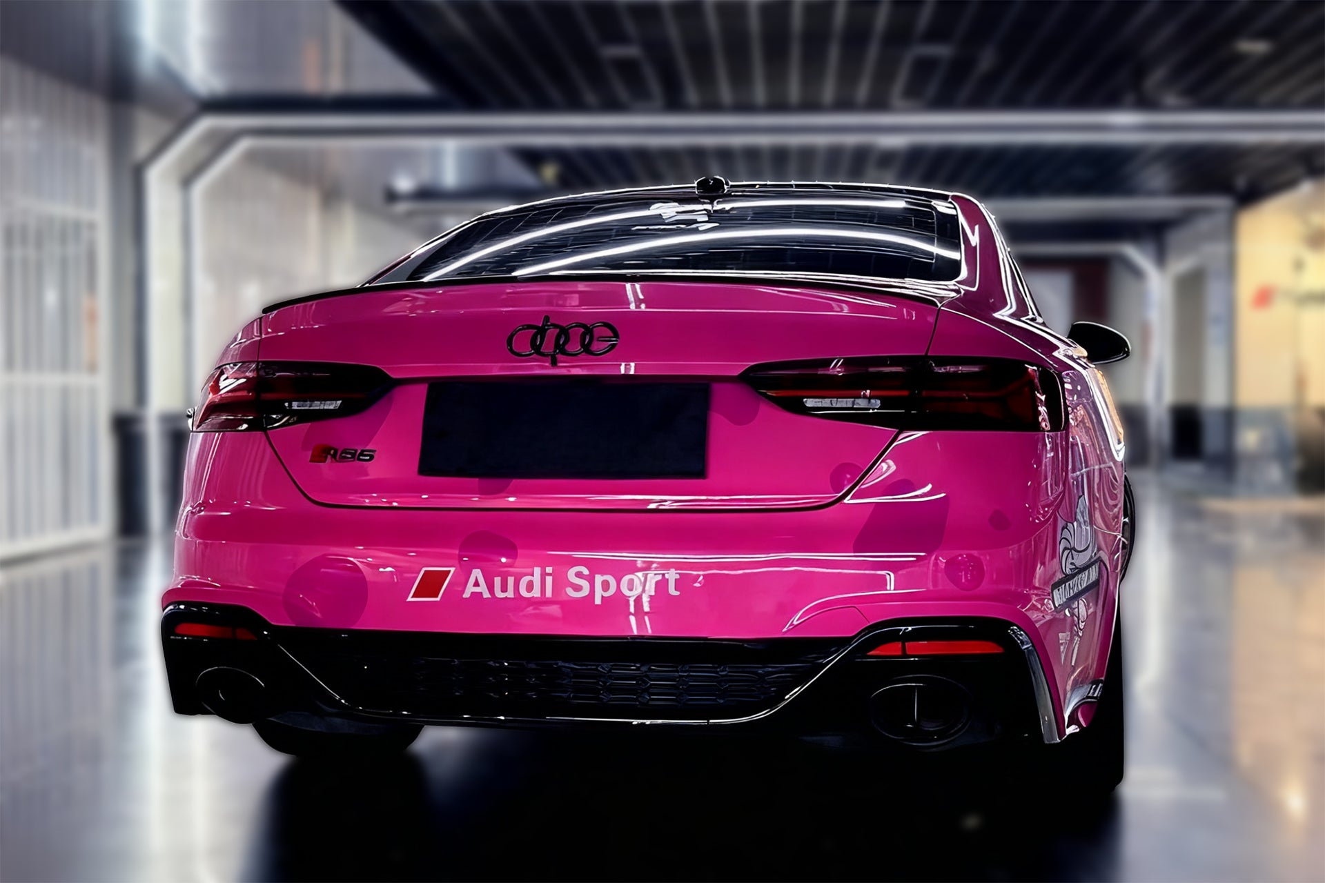 Pink Dino Full Car Wrap [UW-50]