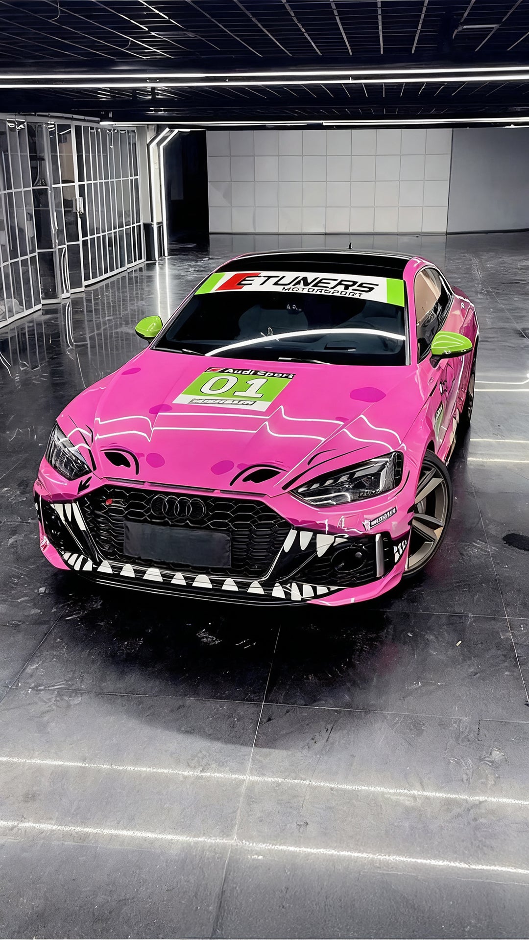 Pink Dino Full Car Wrap [UW-50]