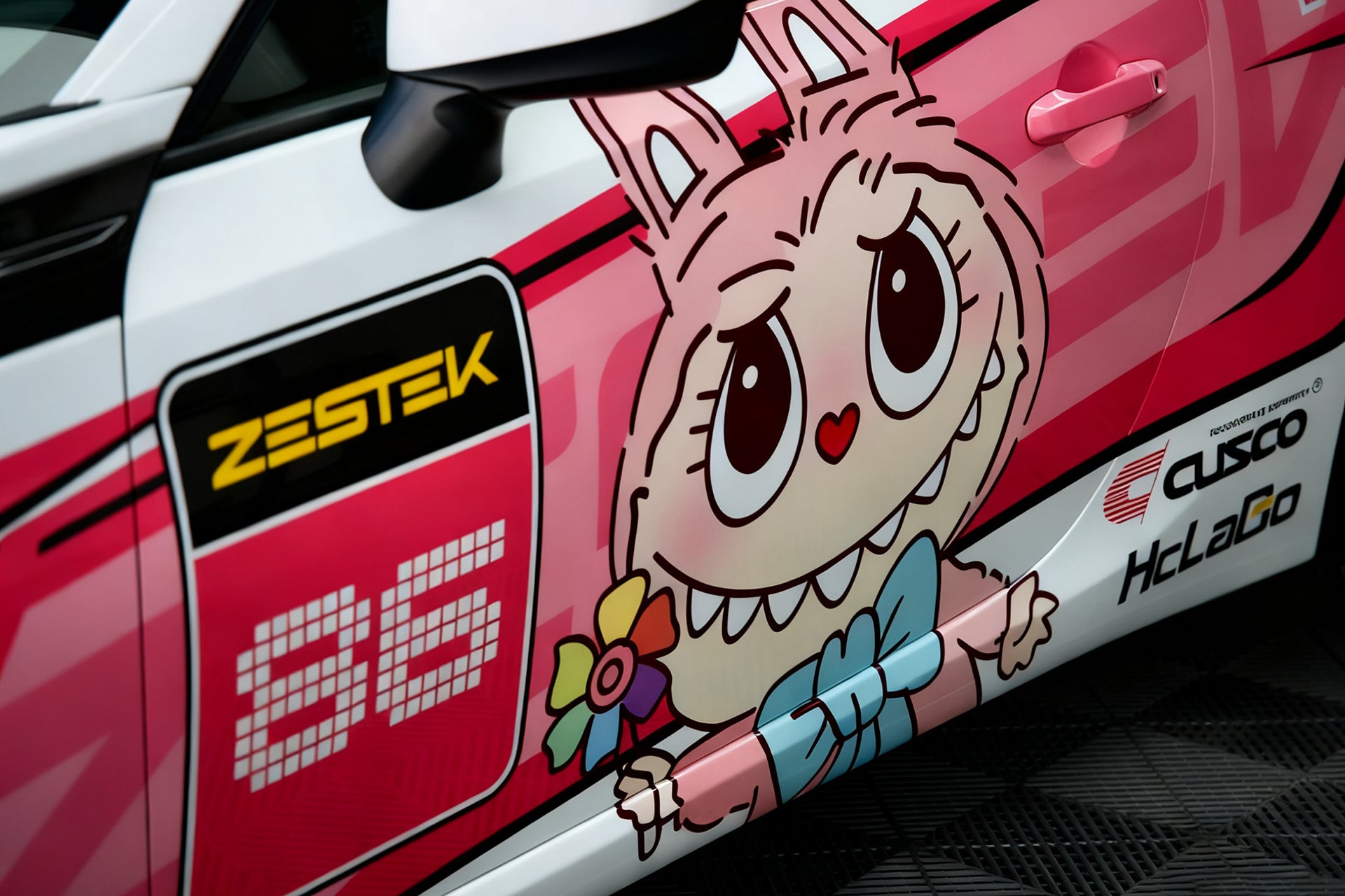 Pink Labubu Car Wrap [UW-51]