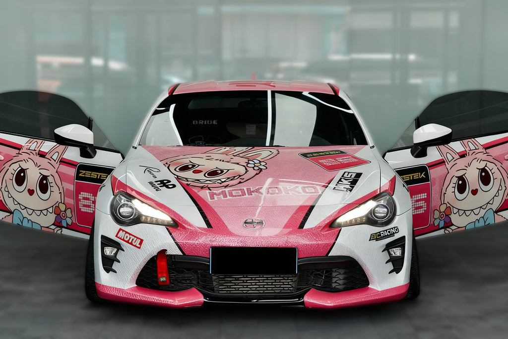 Pink Labubu Car Wrap [UW-51]