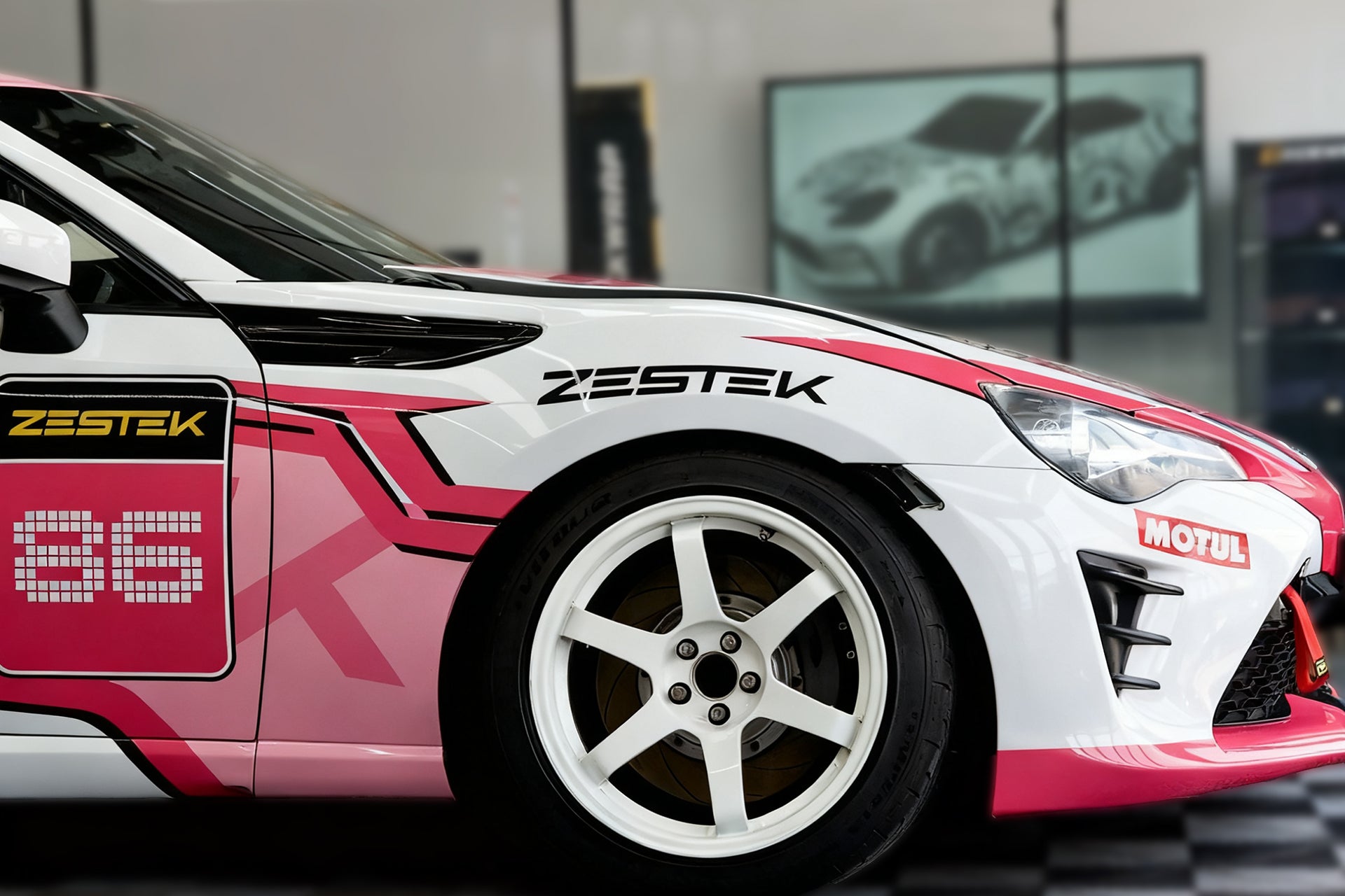 Pink Labubu Car Wrap [UW-51]
